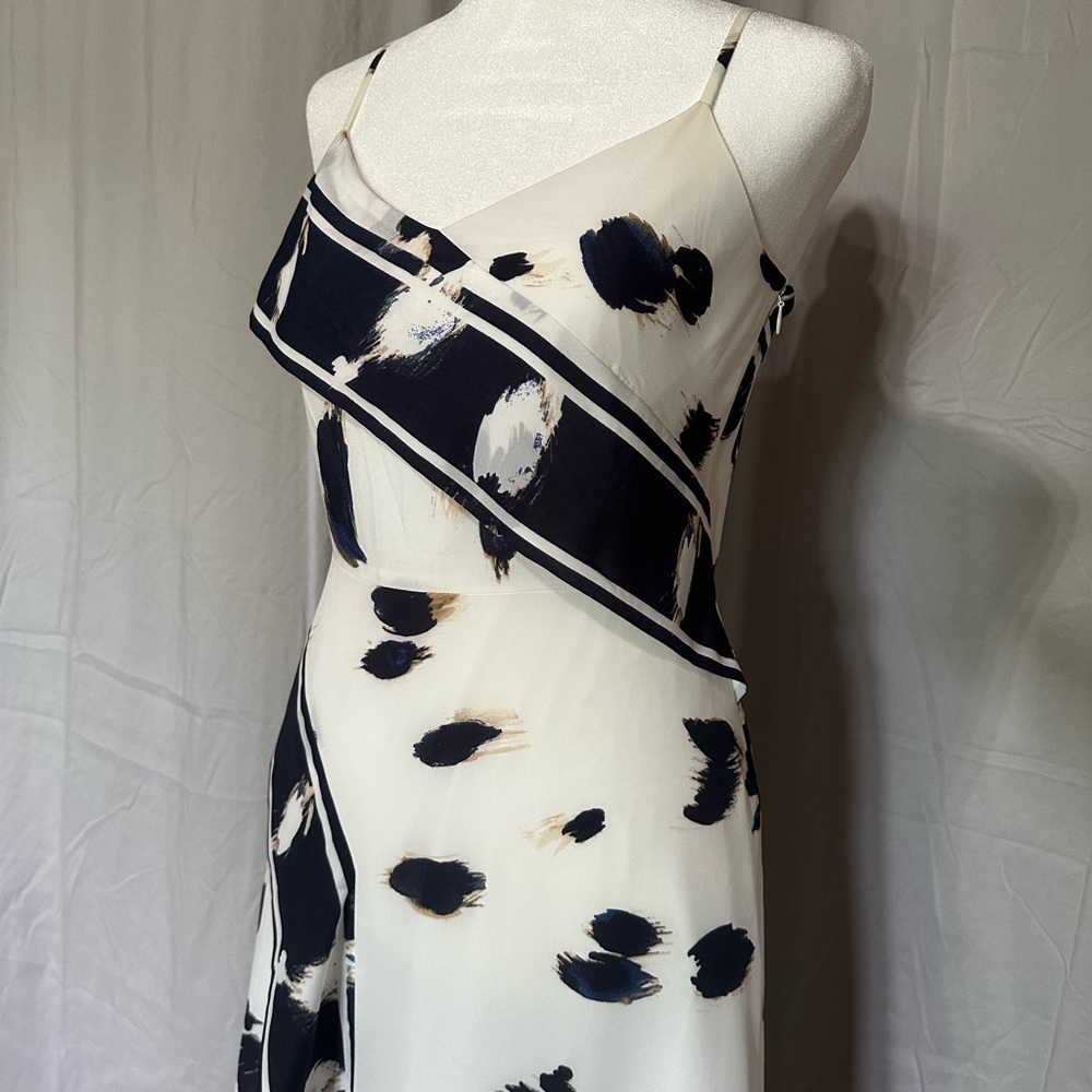 A-symmetric midi dress